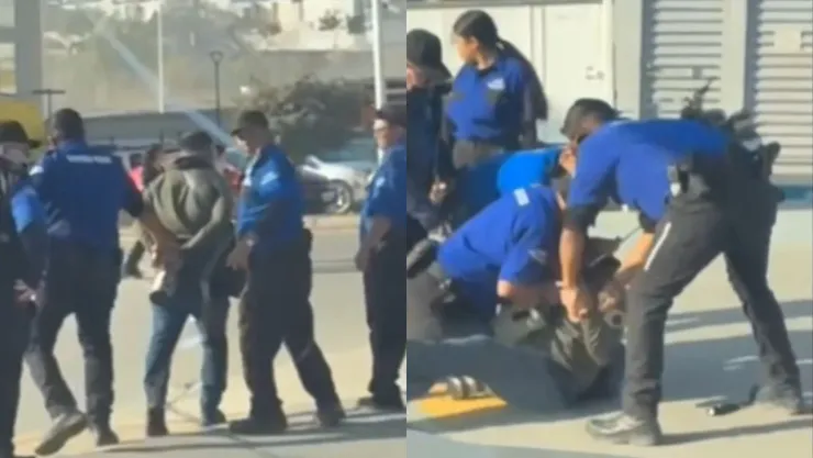 Guardias de seguridad golpean y electrocutan a fotoperiodista en Plaza Sendero, Tijuana