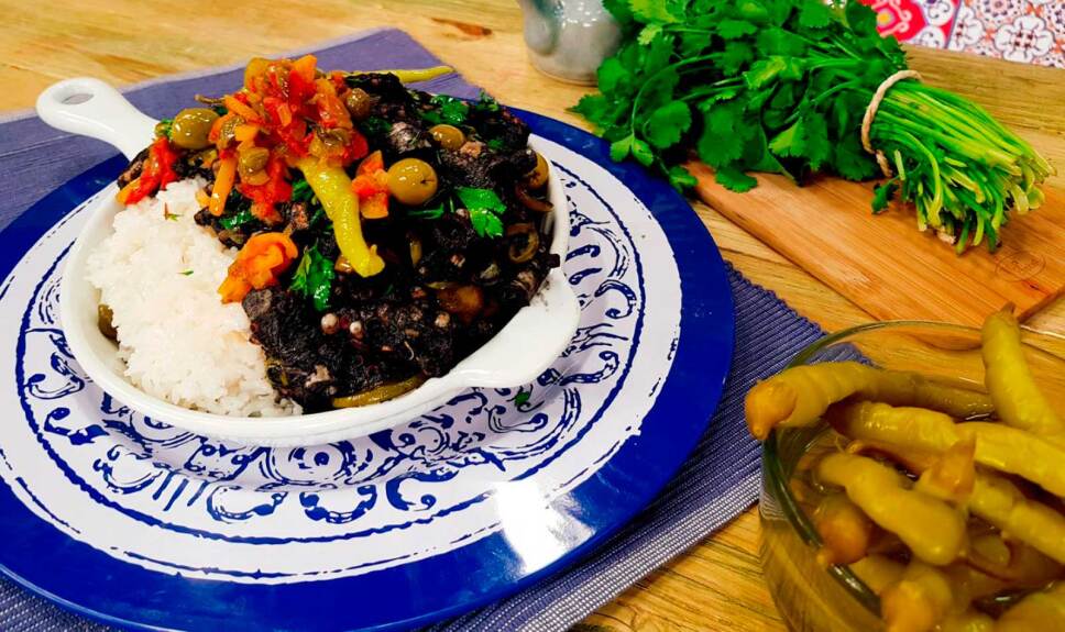 Receta Pulpos en su tinta