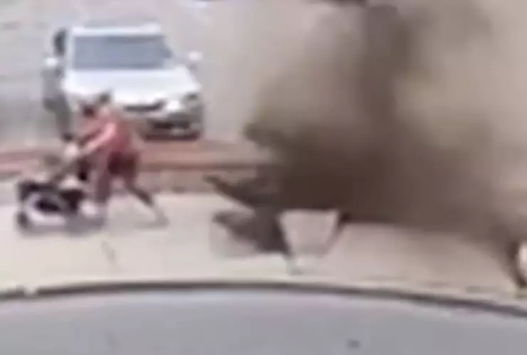 explosión de alcantarilla