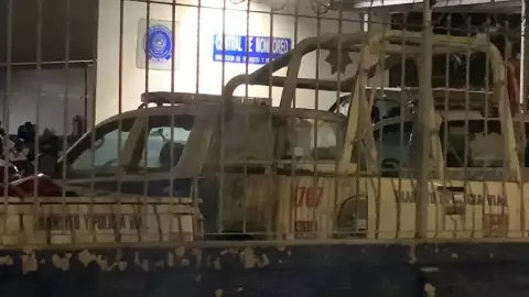 Ataque a instalaciones de monitoreo de transito en Celaya