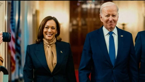Joe Biden, presidente de Estados Unidos anuncia oficialmente su candidatura. Kamala Harris volverá a ser su compañera de fórmula