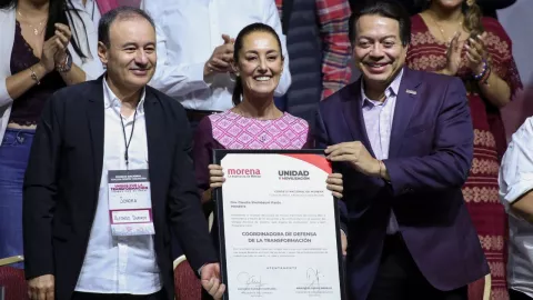 Sheinbaum constancia de Morena