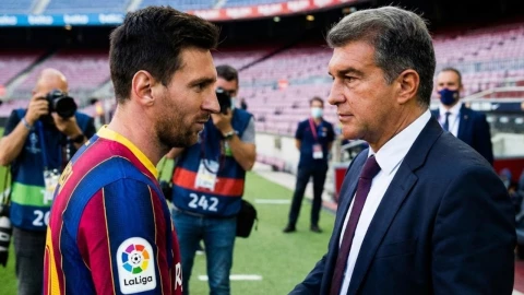 OFICIAL: Joan Laporta revela por qué está peleado con Lionel Messi