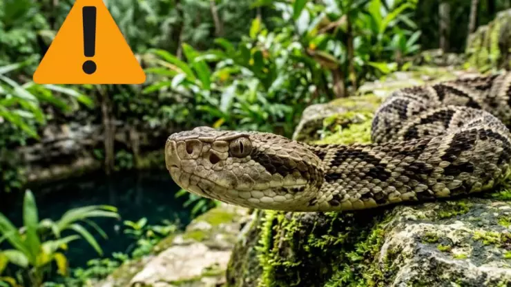 Alertan por serpiente de 4 narices en Yucatán.
