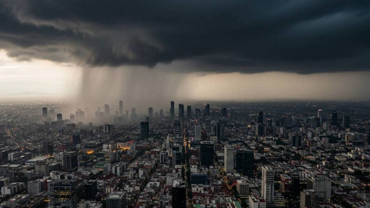 Tormenta negra en México estados afectados