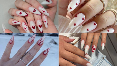 uñas blancas