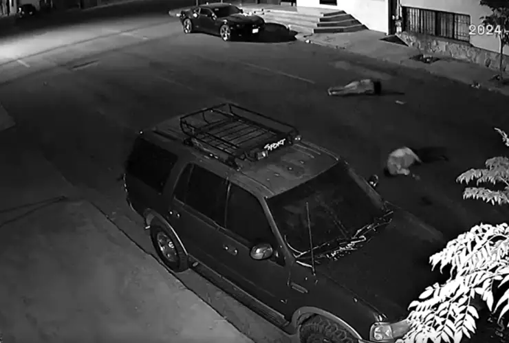 Pareja Arrollada en Santo Niño