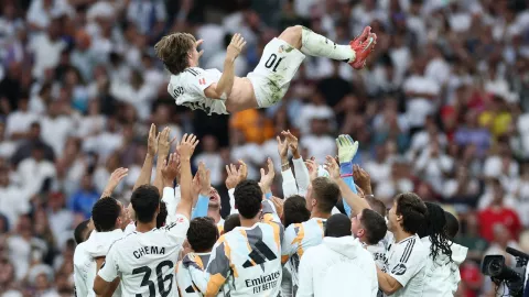 Asi fue la despedida de Luka Modric