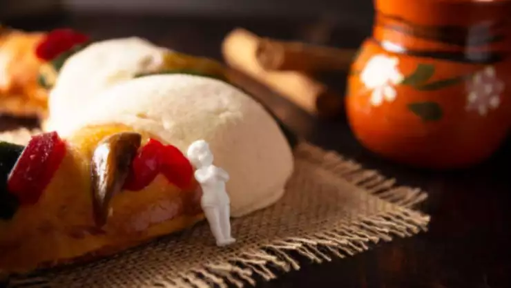 Rosca de reyes casera.