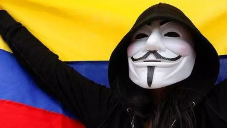 Anonymous hackeó las páginas del Gobierno de Colombia tras protestas