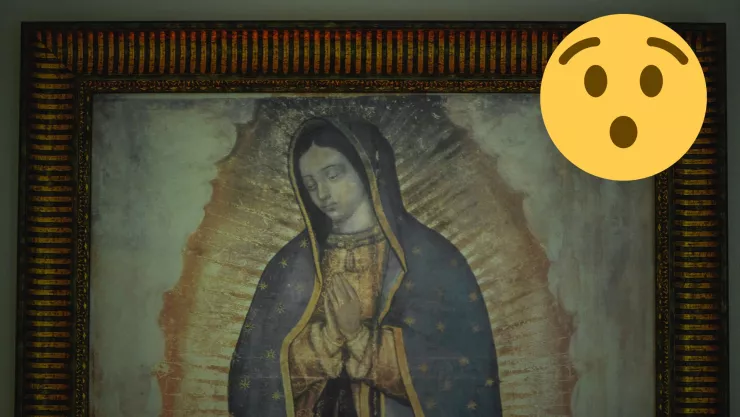 FOTO: Así fue como una mujer captó la presunta aparición de la Virgen de Guadalupe dentro de un chile relleno en Durango 