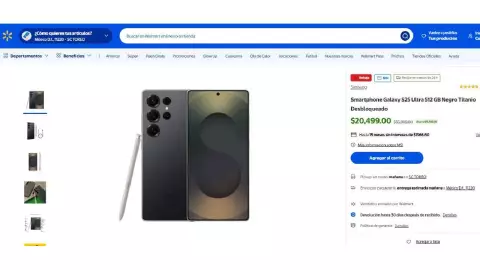 Walmart Samsung Galaxy S25 Ultra