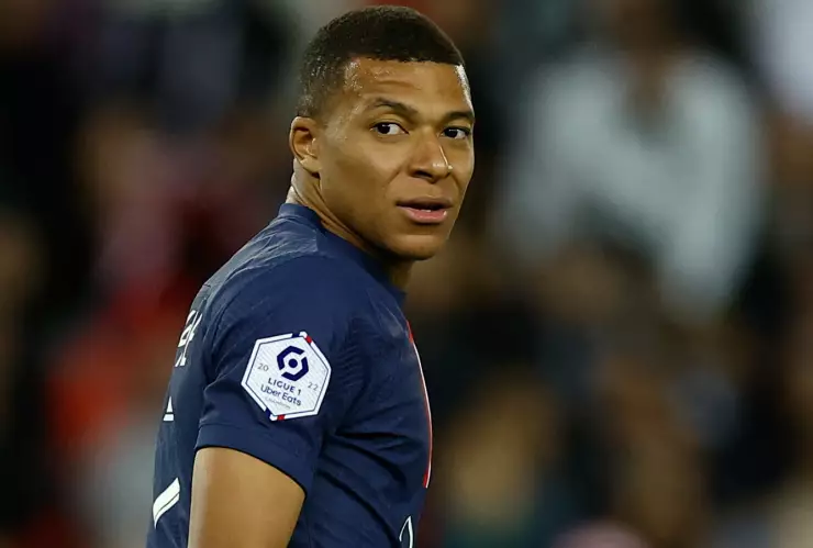 Kylian Mbappé, en un juego con el PSG