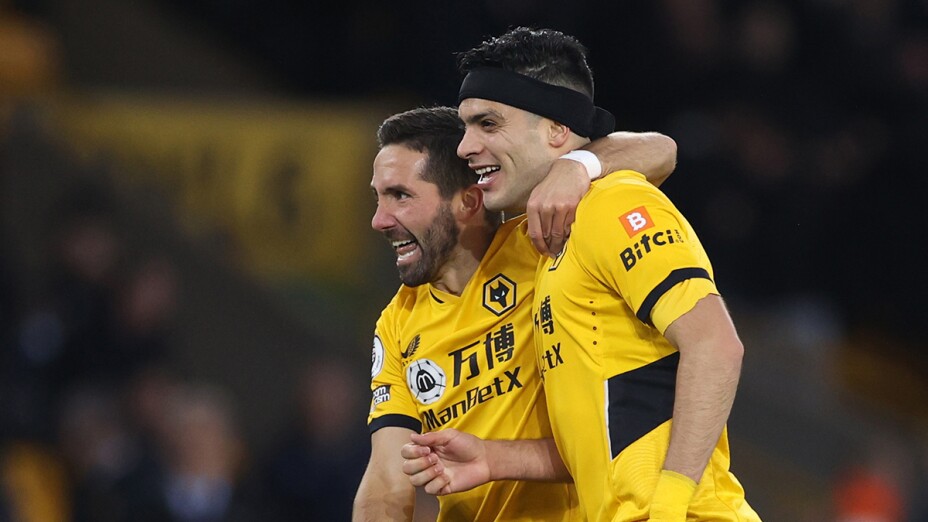 Raúl Jiménez celebra su gol ante West Ham
