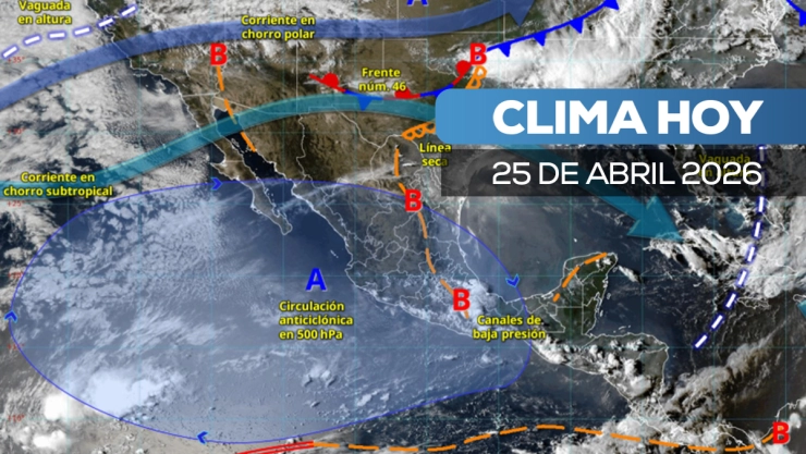 Onda de calor en México: clima extremo afecta más de 20 estados hoy 25 abril 2026