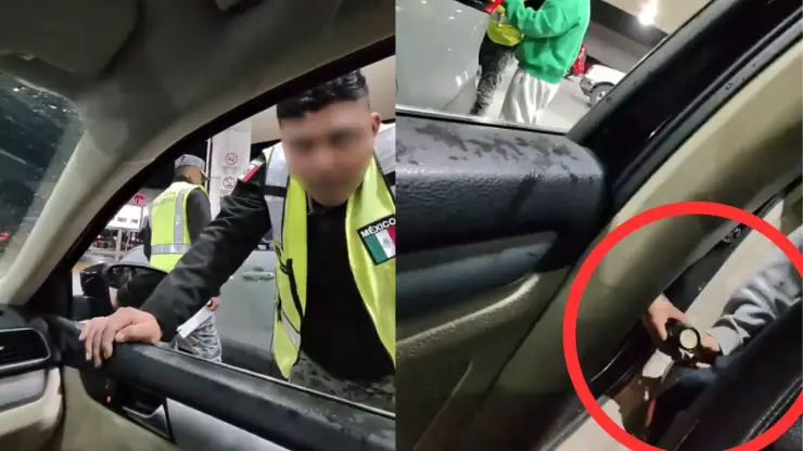 Oficial acepta soborno en garita de Tijuana y video se vuelve viral