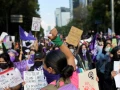 Marcha del 25N sobre Paseo de la Reforma
