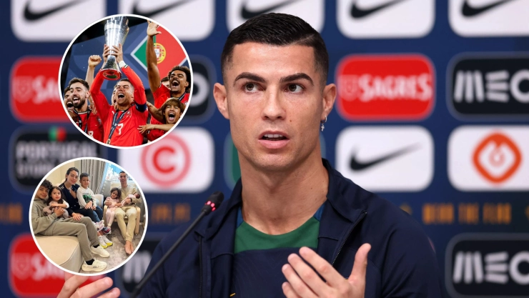 Cristiano Ronaldo explic&oacute; por qu&eacute; fue importante para sus hijos ganar la Nations
