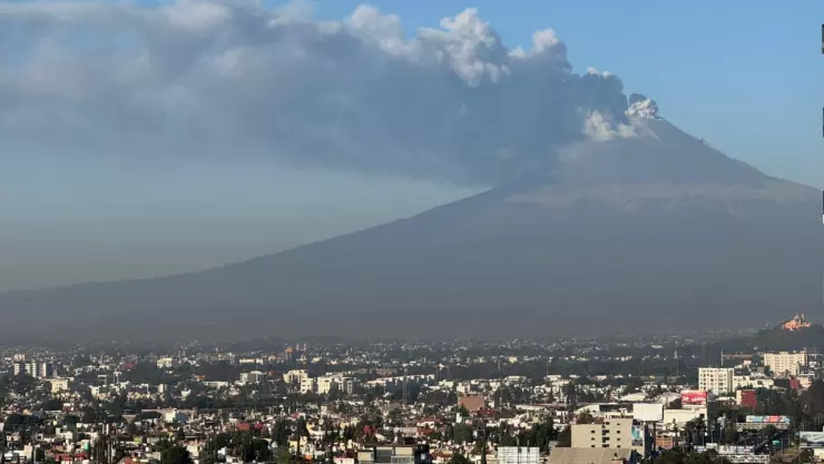 ACTIVIDAD volcán Popocatépetl