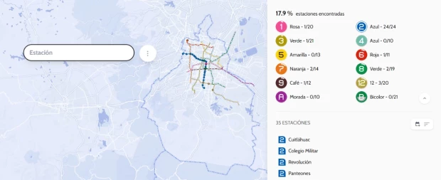 Metro Memory juego del Metro CDMX