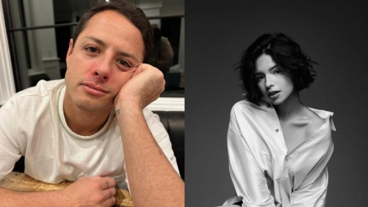 Javier Chicharito Hernández y Ángela Aguilar