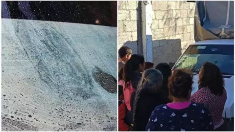 Milagro en Veracruz: imagen de la Virgen aparece en un parabrisas