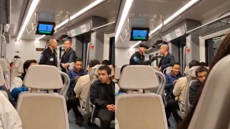 Agresión tren interurbano