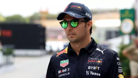 Checo P&eacute;rez en el Gran Premio de Hungr&iacute;a