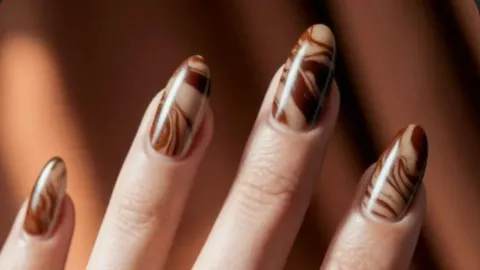 diseño de uñas bohemio