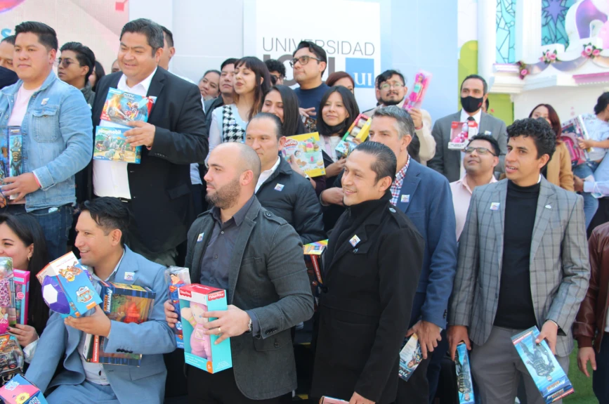 Se veía una gran satisfacción en el área luego de realizar su donativo