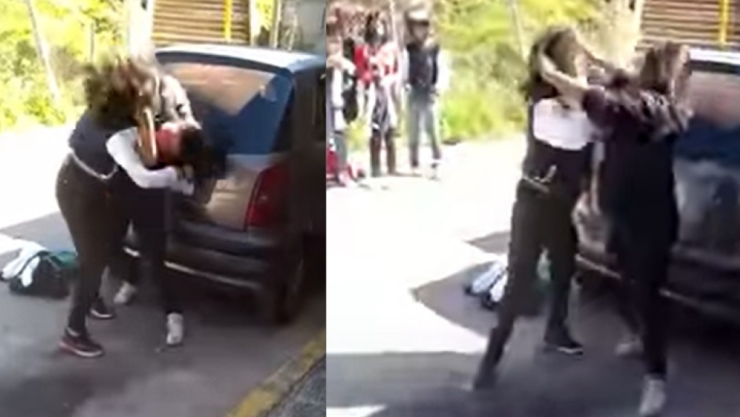 pleito estudiantes zacatlán