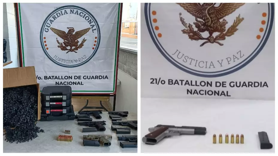 armas GN Nuevo Laredo