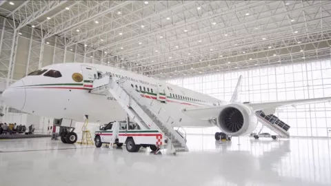 ¡Se va! Avión presidencial sale de México hoy a Tayikistán