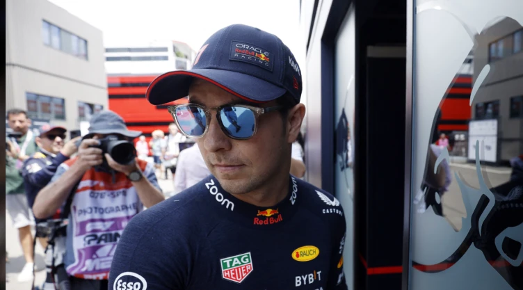 Checo Pérez en el Gran Premio de España