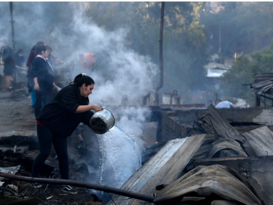 Incendio en Chile