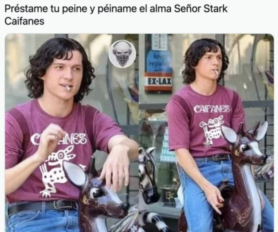 memes tom holland camisa caifanes