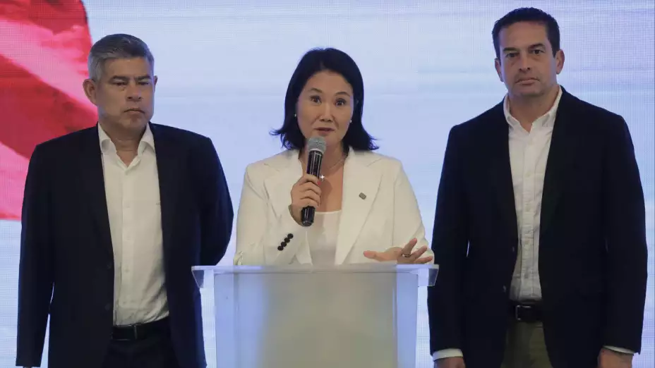 Keiko Fujimori, candidata a la presidencia de Perú.