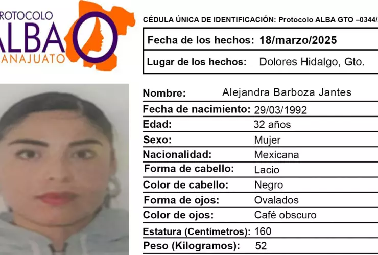 Desaparecidos Guanajuato ¿Quién es Alejandra Barboza Jantes y qué sabemos de su desaparición en Dolores Hidalgo.png