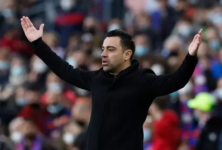 Xavi Hernández, técnico del Barcelona
