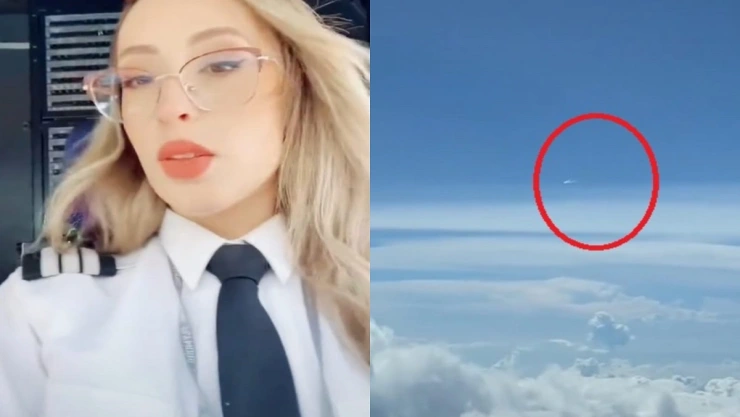 mujer piloto capta ovni