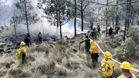 Incendio en Las Vigas