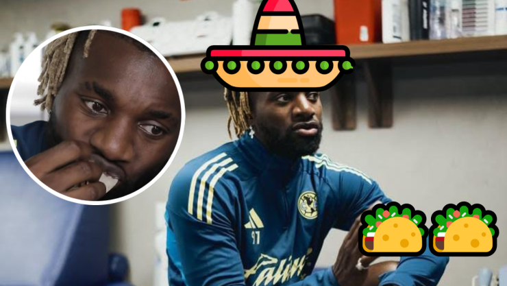 &iexcl;Allan Saint-Maximin ya prob&oacute; los tacos en M&eacute;xico! As&iacute; reaccion&oacute; y dijo si en serio le gustaron o no