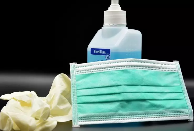 guantes latex cubrebocas covid-19