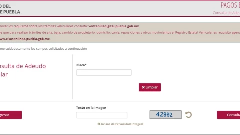 Tenencia en Puebla 2023