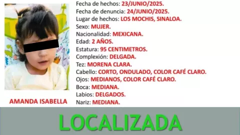 Localizan Amanda Isabella