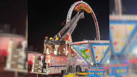 Personas atrapadas en el juego mec&aacute;nico de Jalisco salen ilesas