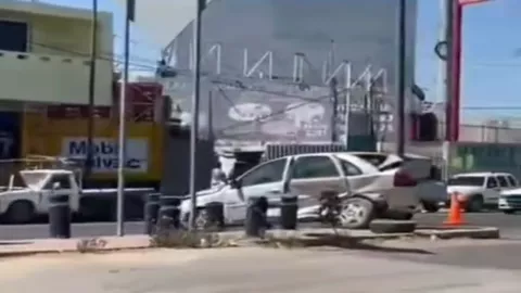 Choque Vía corta a Santa Ana 9 febrero 2026