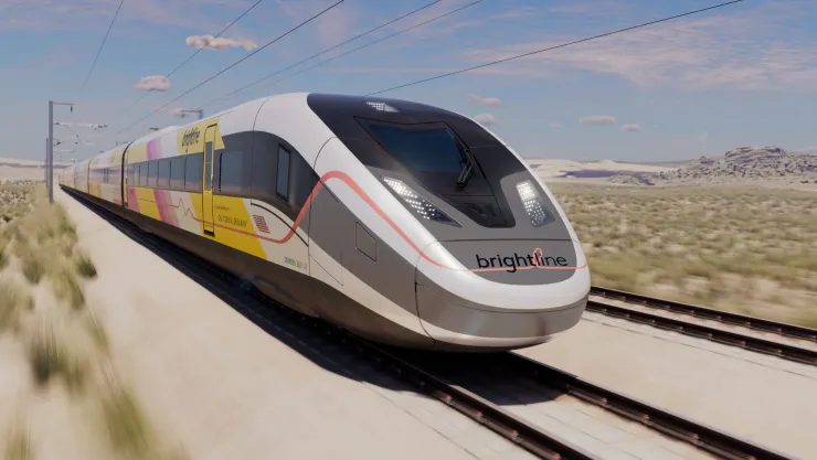 Diseño del tren de alta velocidad de California.