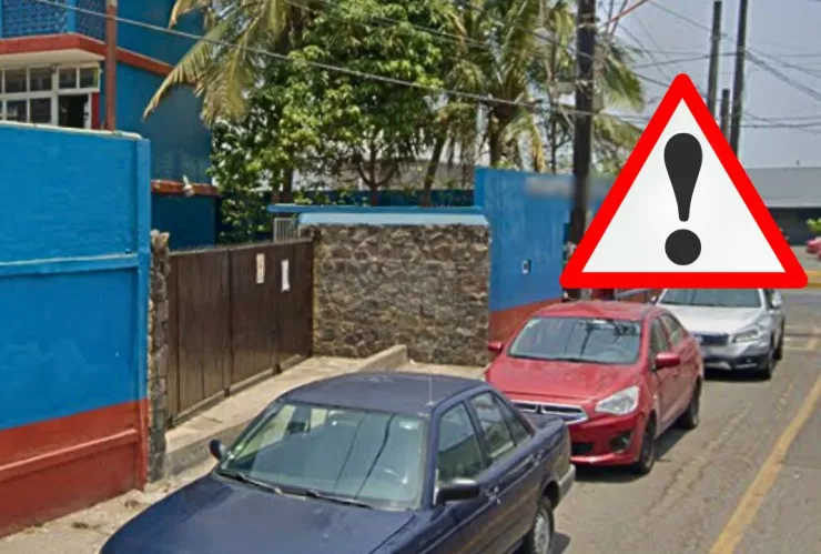 El hecho ocurrió frente a una secundaria técnica en la colonia Unidad Veracruzana