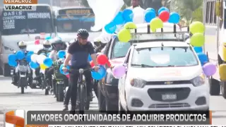 Grupo Salinas realiza caravana por el mes de los descuentos.